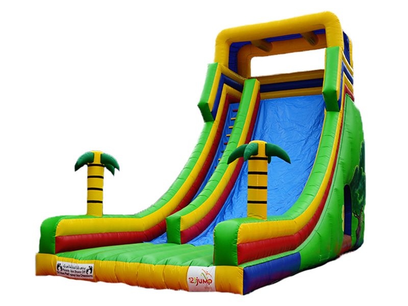 tarpaulin slide inflatable